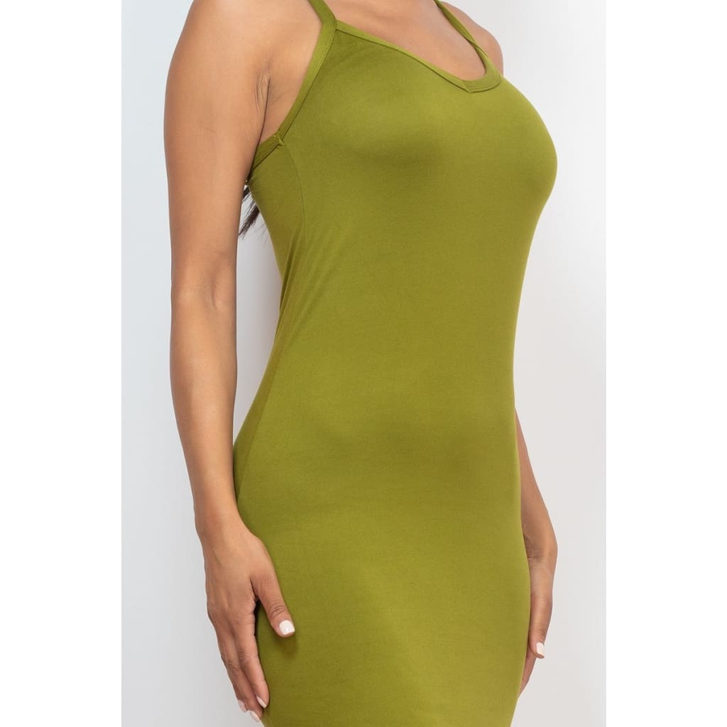 Racer Back Maxi Dress