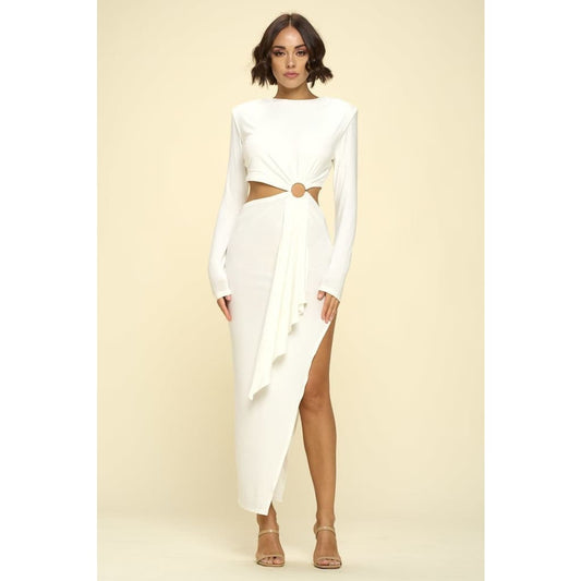 Bodycon Cut Out Midi Dress