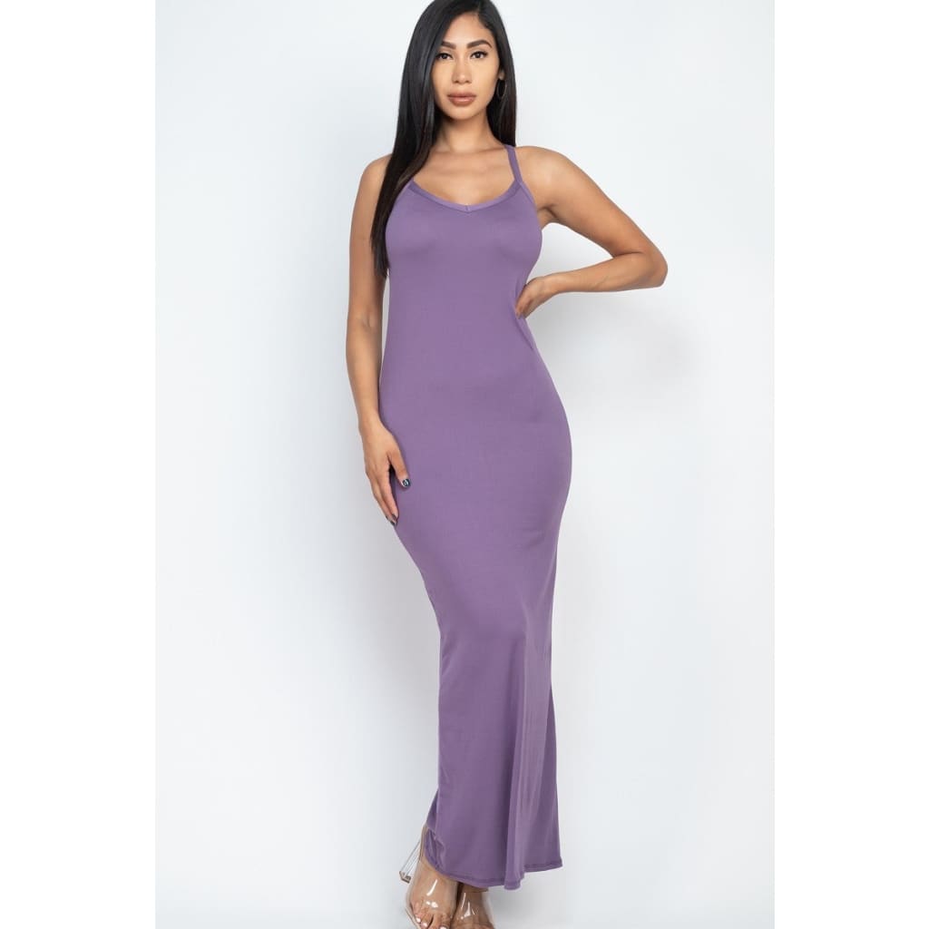Racer Back Maxi Dress