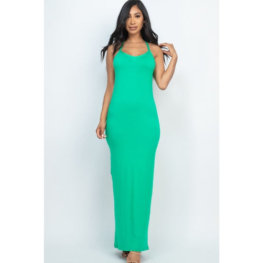 Racer Back Maxi Dress