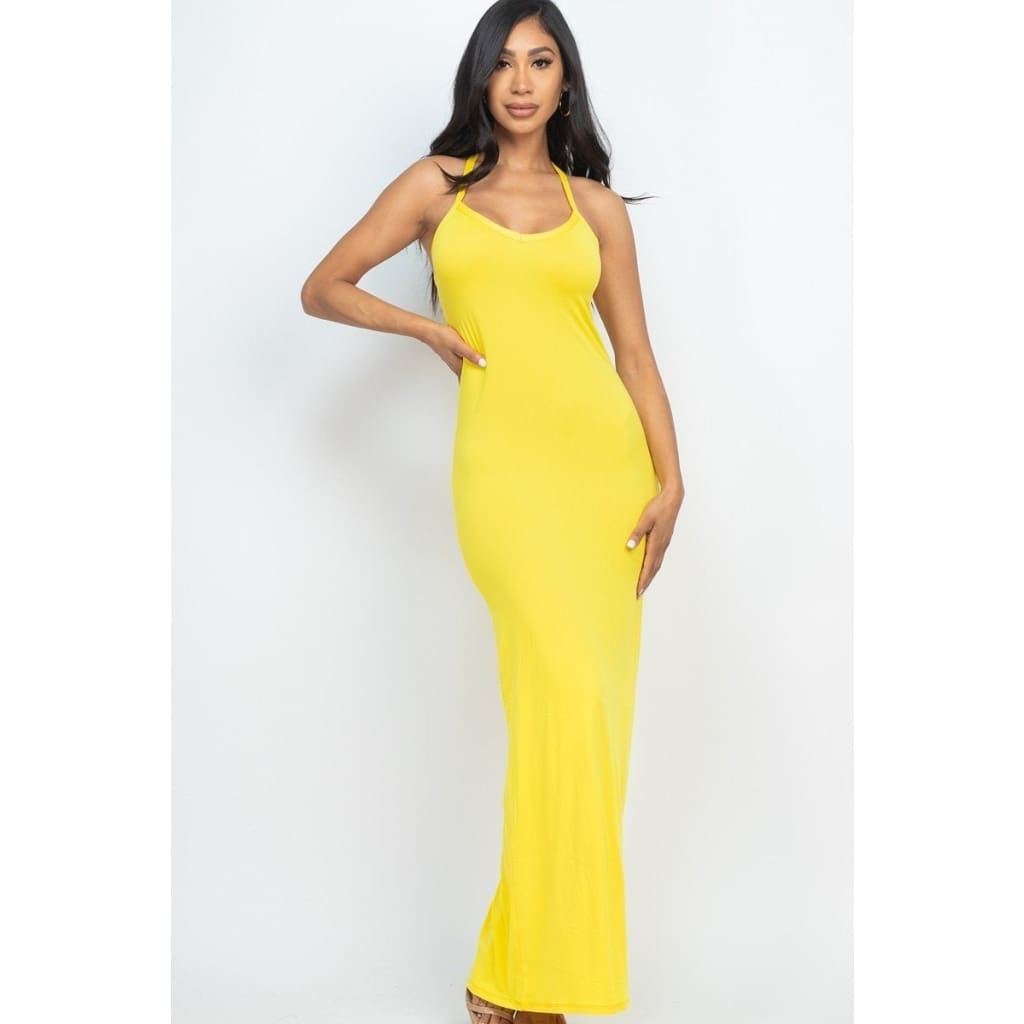 Racer Back Maxi Dress