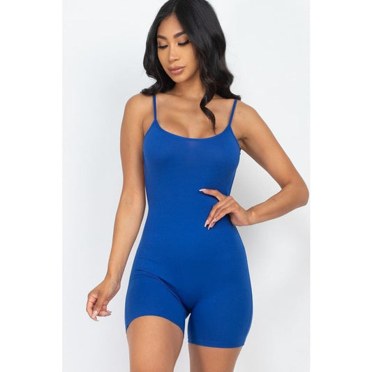 Sexy Backless Cami Romper